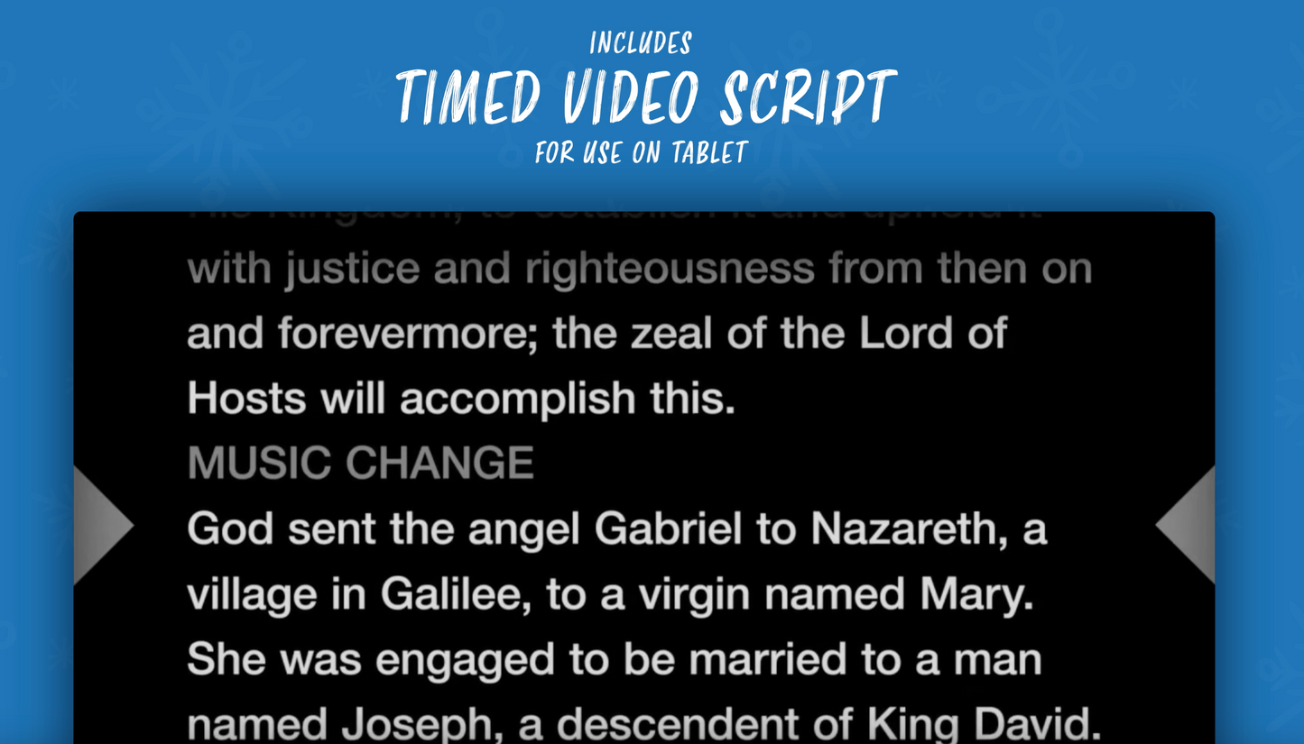 DELUXE AUDIO - The Christmas Story for Churches and Organizations