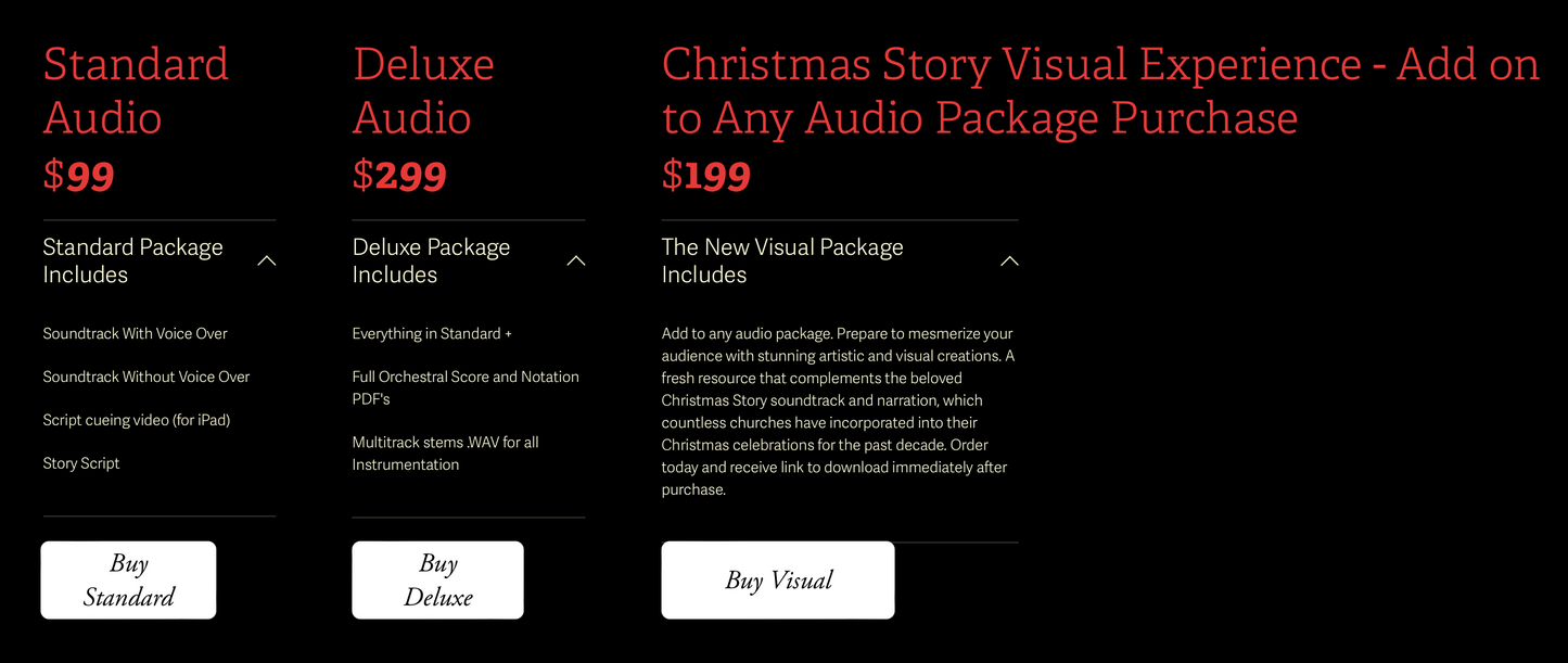 STANDARD AUDIO - The Christmas Story for Churches and Organizations